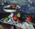 Verre Compotier et Pommes Paul Cézanne Nature morte impressionnisme